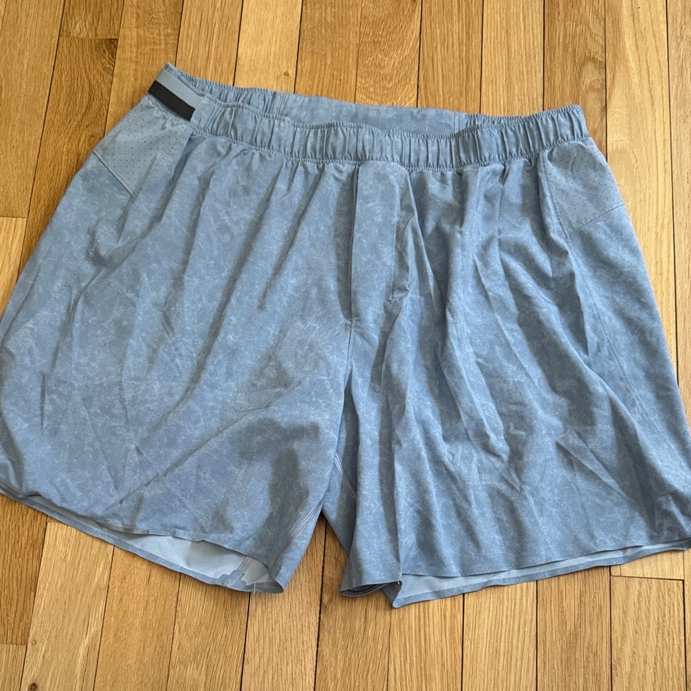 Lululemon Blue/Gray Athletic Shorts